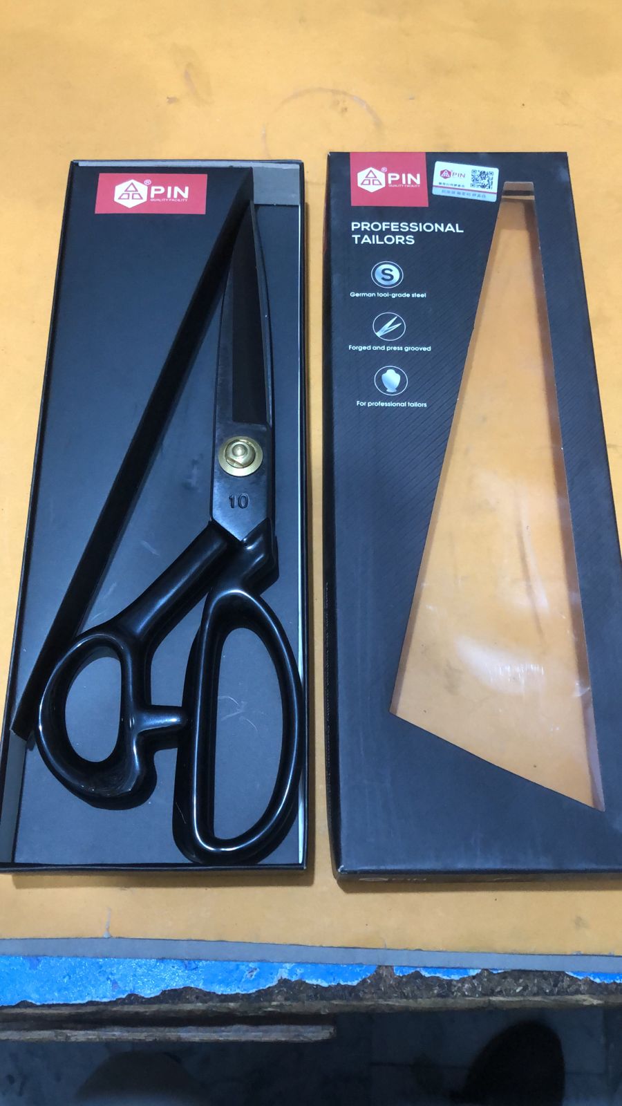 15. Scissors pin 10 number